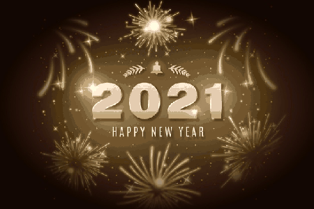 Złota kartka wita w 2021 roku